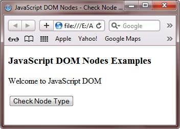 javascript dom nodes