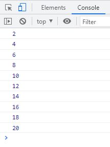 javascript loop example