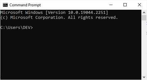 file operation create cmd window