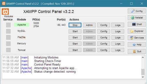 php environment setup