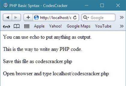 php syntax