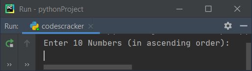 binary search in python