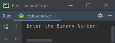 binary to decimal python