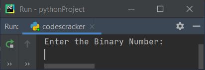 binary to hexadecimal python