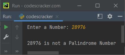 check palindrome python