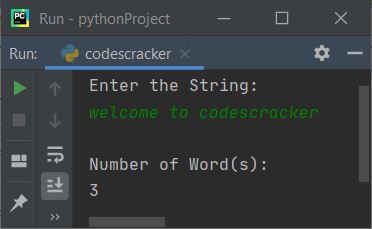 count word python