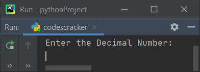 decimal to binary python