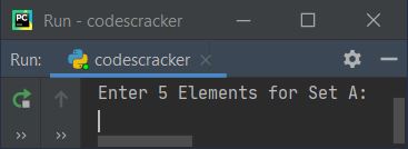 different set of mathematical operation python