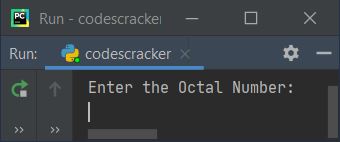 octal to decimal python