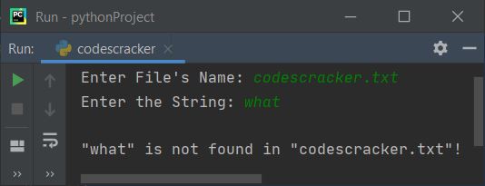 print lines containing given string in file python