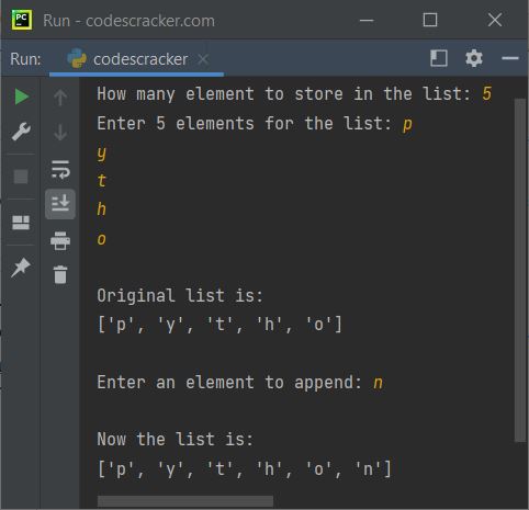 python append function example