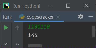 python binary to octal conversion