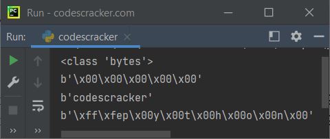 python bytes function