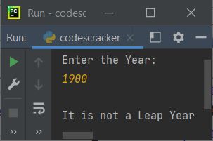 python check leap year