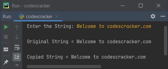 python copy string