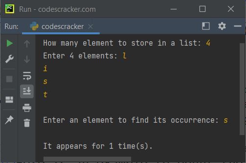 python count function