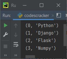 python enumerate function example