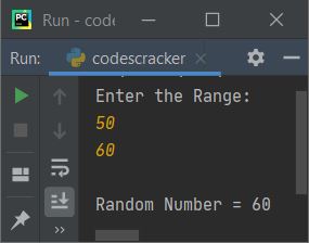 python generate random numbers