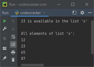 python in keyword