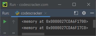 python memoryview function