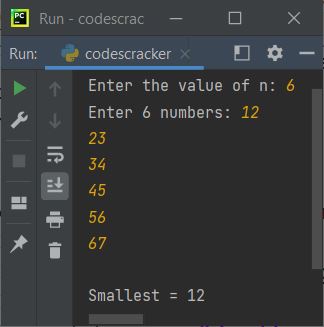 python min function example