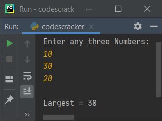 python nested ternary operator