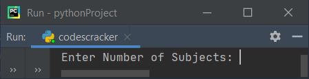 python calculate average and percentage marks