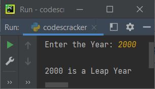 python check leap year