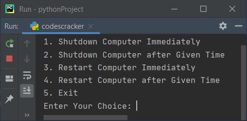 python restart computer