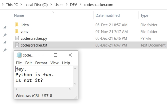 python truncate function file