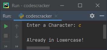 python convert uppercase to lowercase