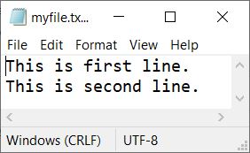 python writelines example