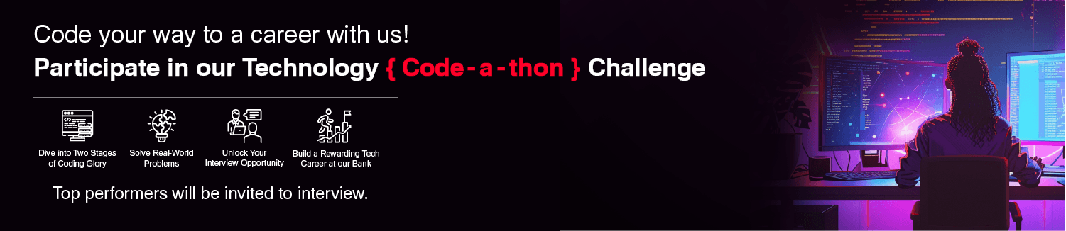 IDFC FIRST Bank Technology {Code a thon} Challenge | Software Developer/Application
                                Engineer Role | 13.8 Lakhs per annum